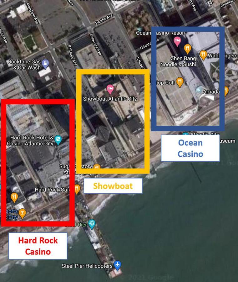 Cozysuites At Showboat Spacious 2Br 3Ba Ocean Front Condo Atlantic City Ngoại thất bức ảnh